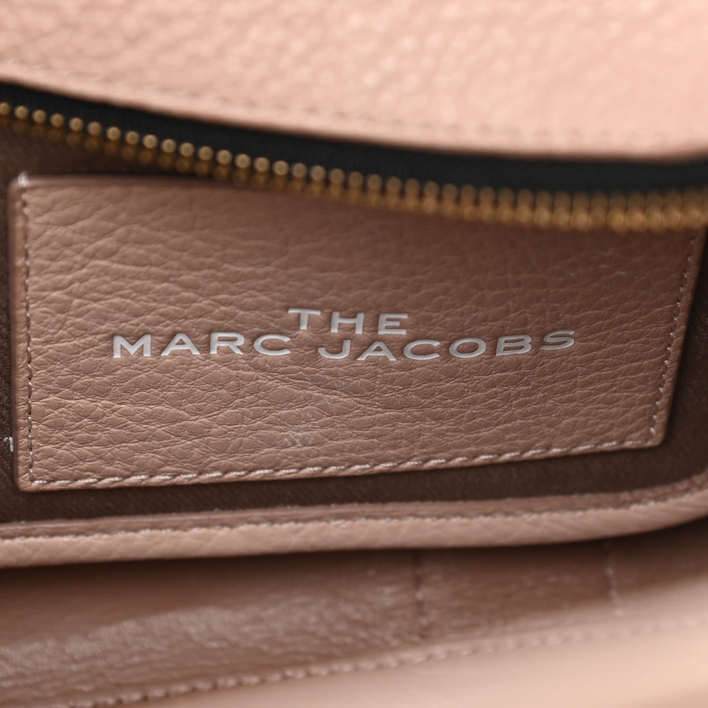 Grained Calfskin Small The Tote Bag Rose Dust