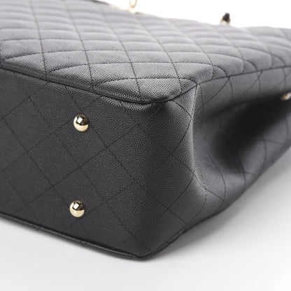 Chanel Caviar Quilted Large Shopping Tote Black 6 of 9