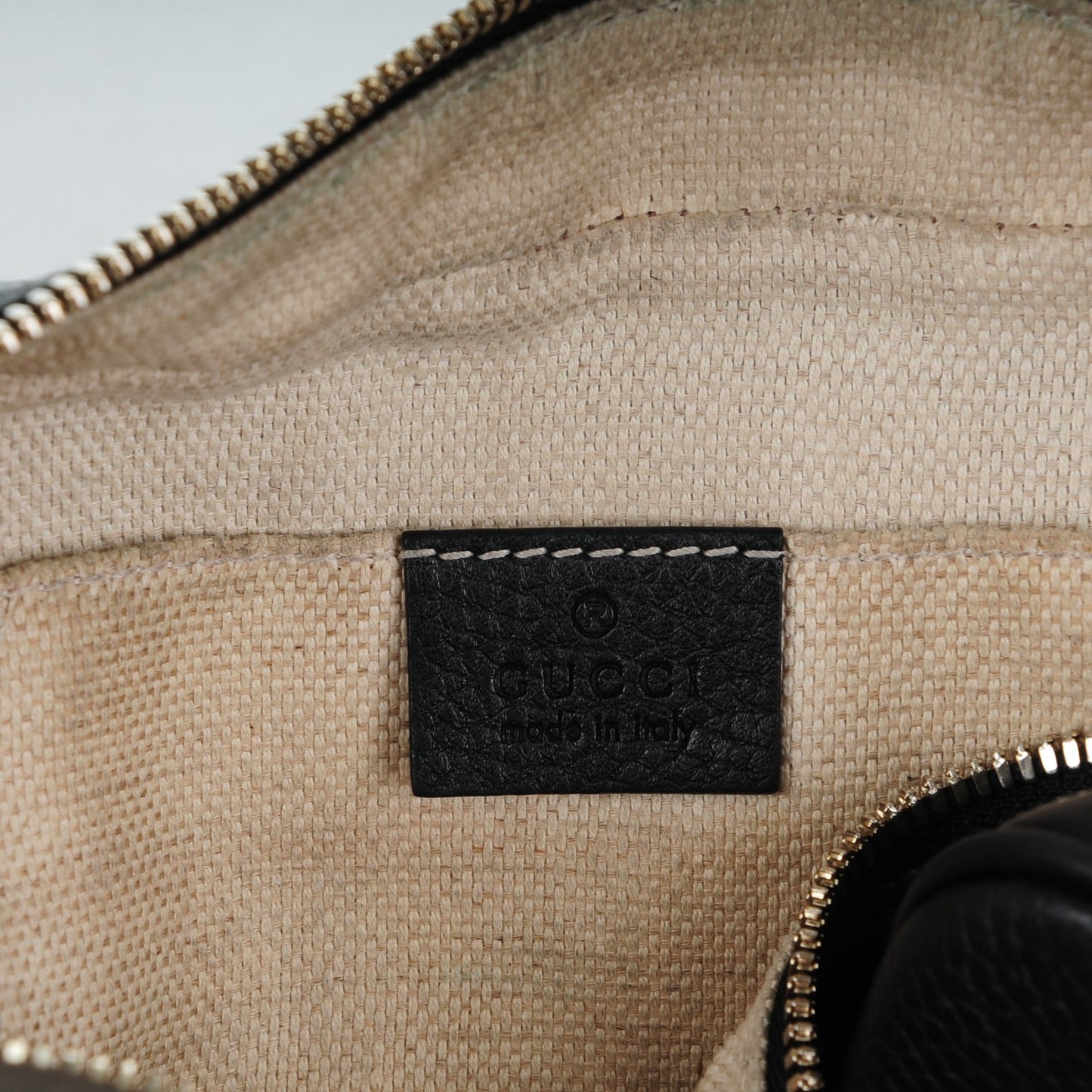 Pebbled Calfskin Small Soho Disco Bag Black