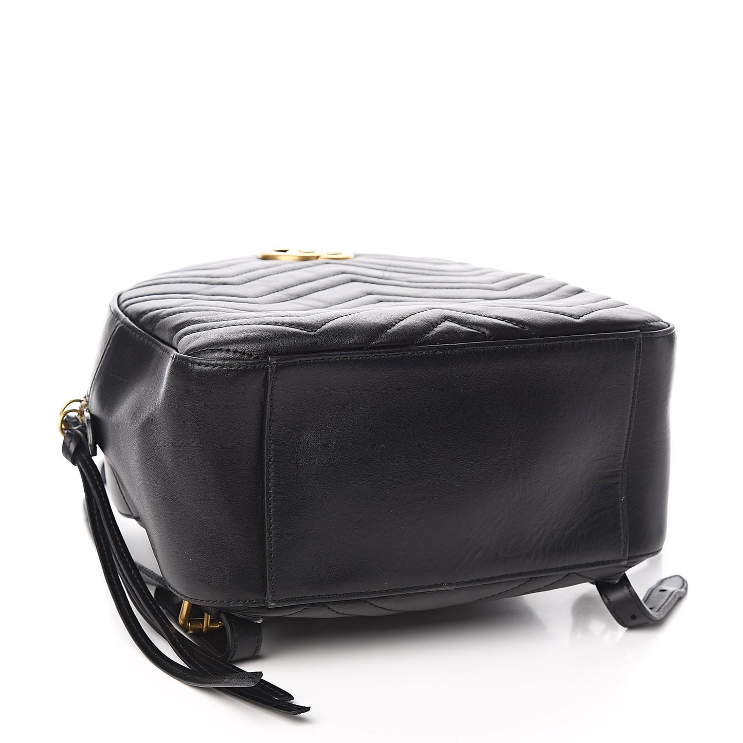 Calfskin Matelasse GG Marmont Backpack Black
