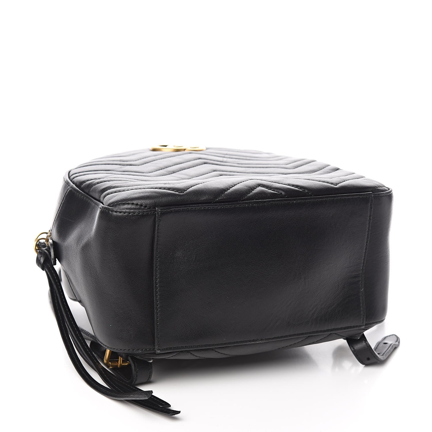Gucci Calfskin Matelasse GG Marmont Backpack Black 4 of 11