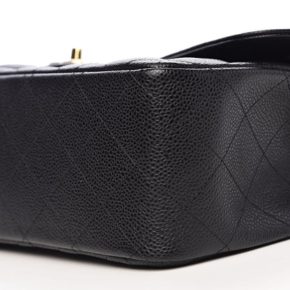 Chanel Caviar Quilted Jumbo Double Flap Black 9 of 11
