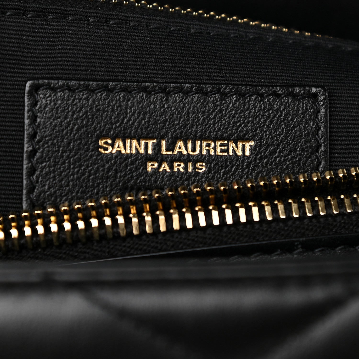 Saint Laurent Calfskin Y Quilted Monogram Medium Loulou Chain Satchel Black 5 of 9