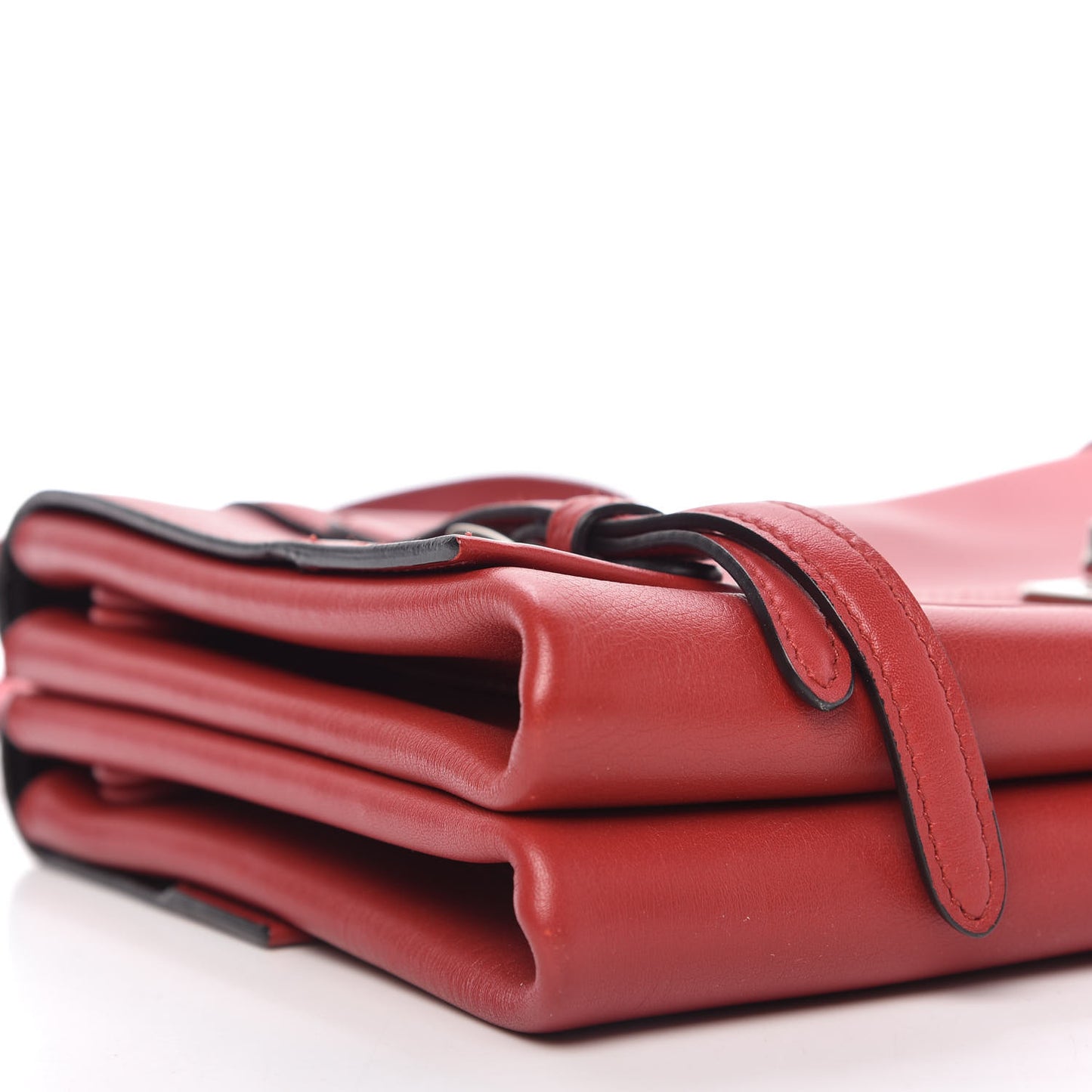 Lux Calf Flap Crossbody Fuoco
