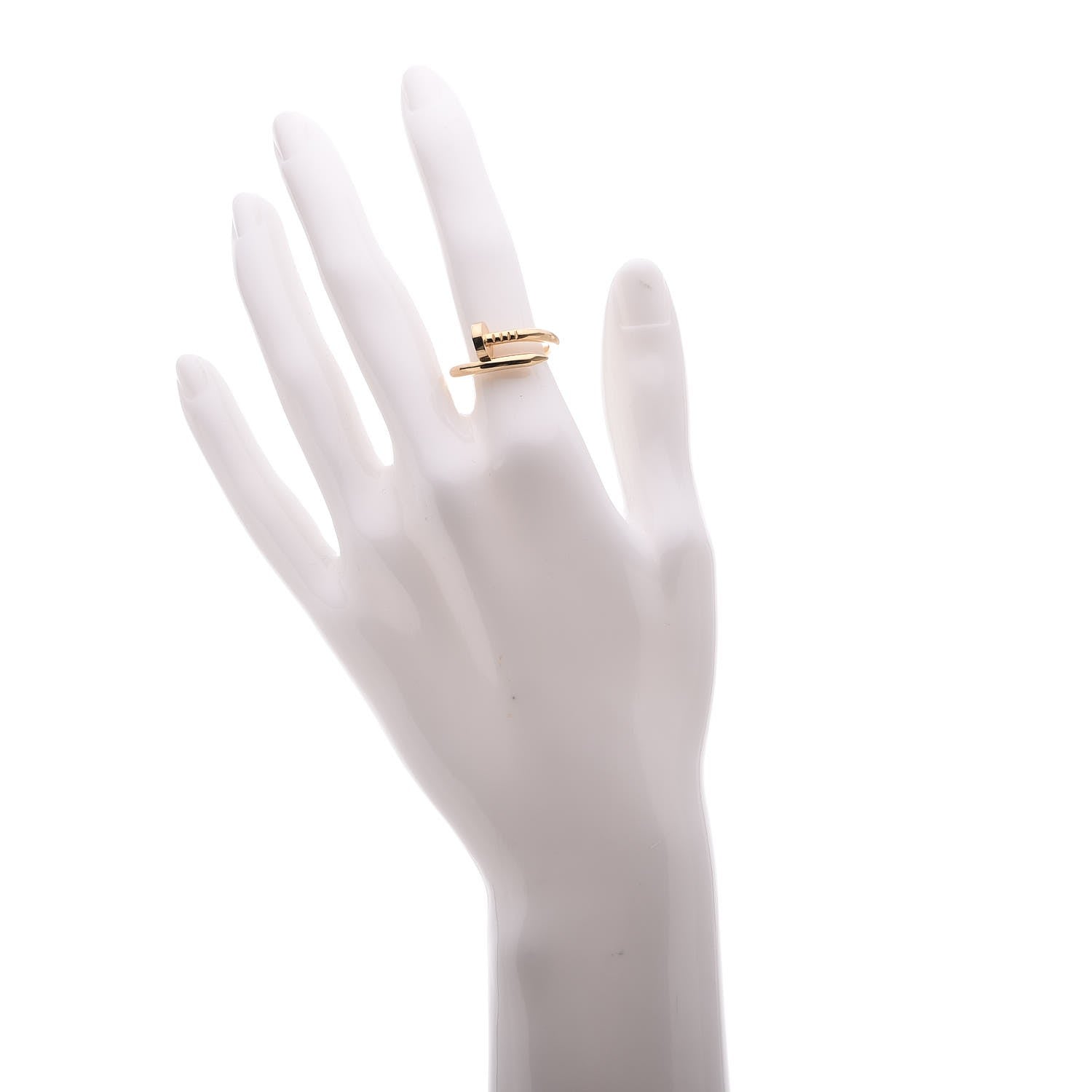 Cartier 18K Yellow Gold Juste Un Clou Ring 53 6.25 2 of 7