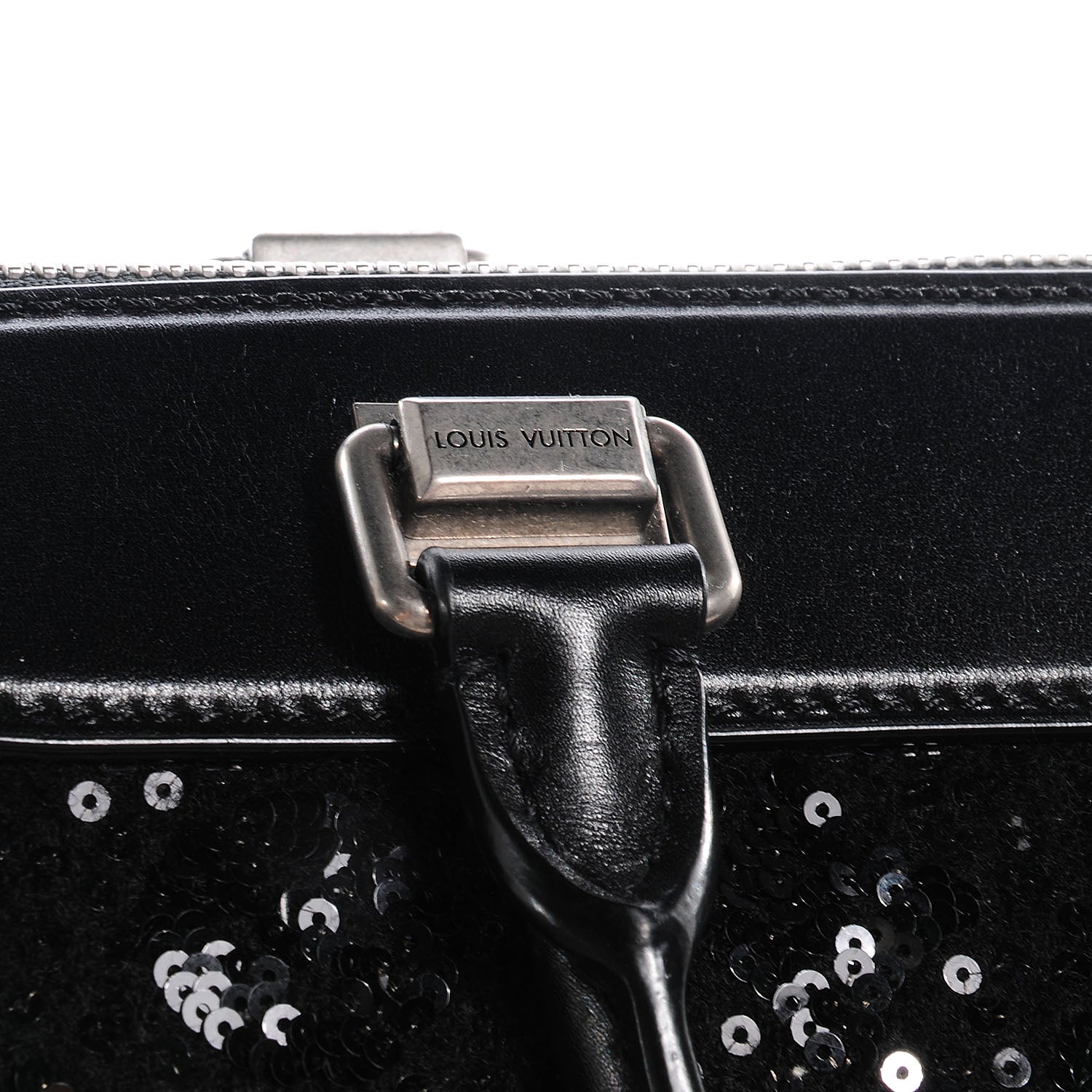 Louis Vuitton Sequin Monogram Sunshine Express Speedy Black 8 of 9