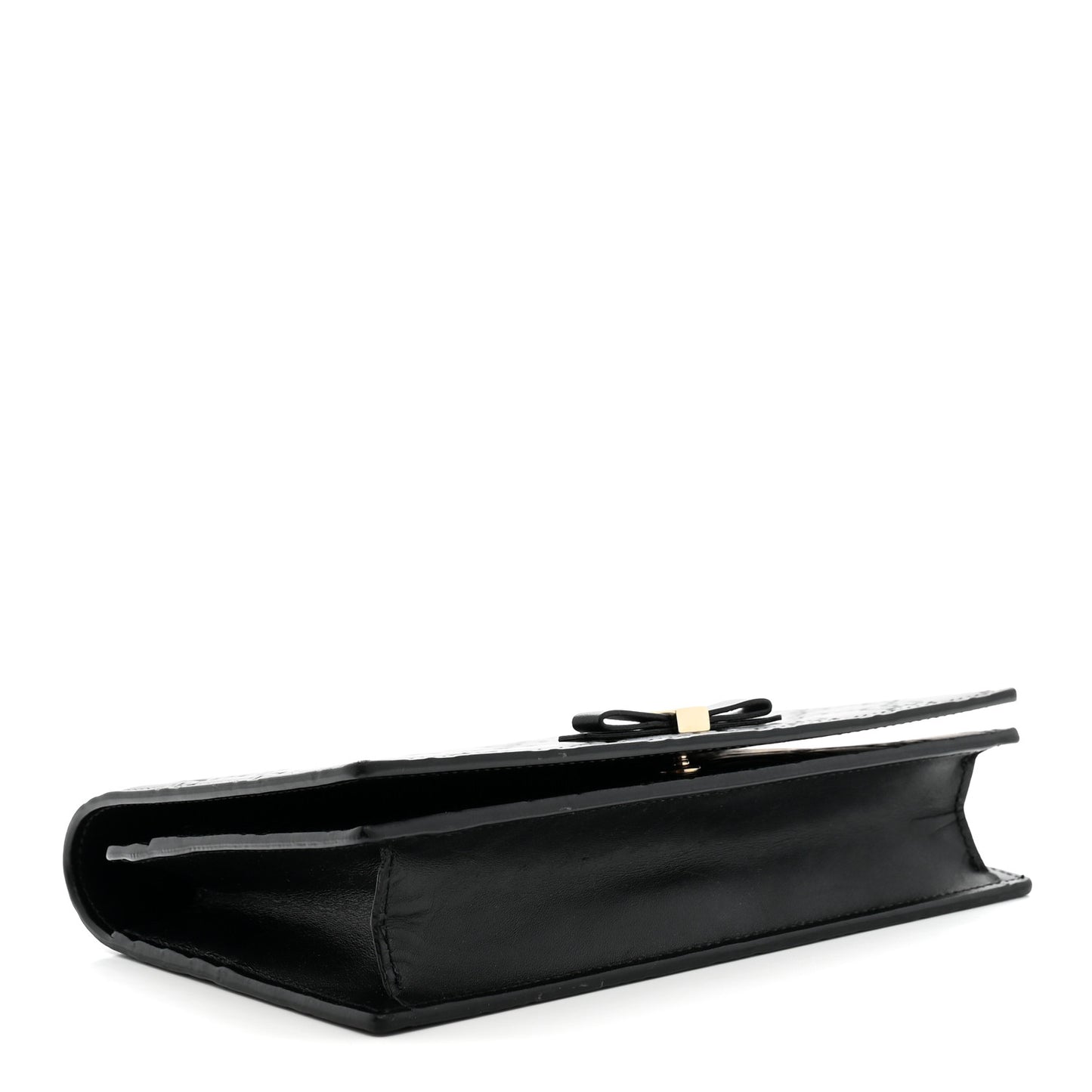 Guccissima Signature Bowy Chain Wallet Black
