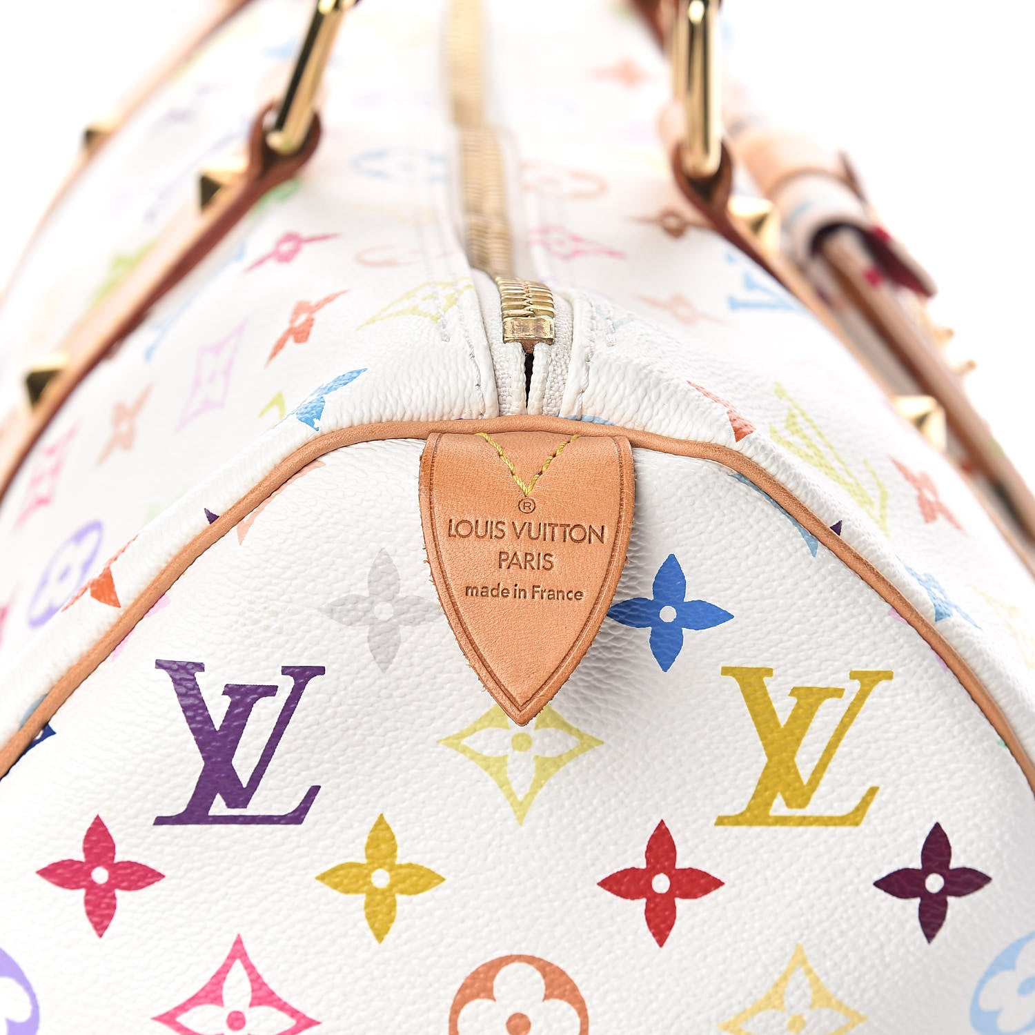 Louis Vuitton Monogram Multicolor Keepall 45 White 7 of 9