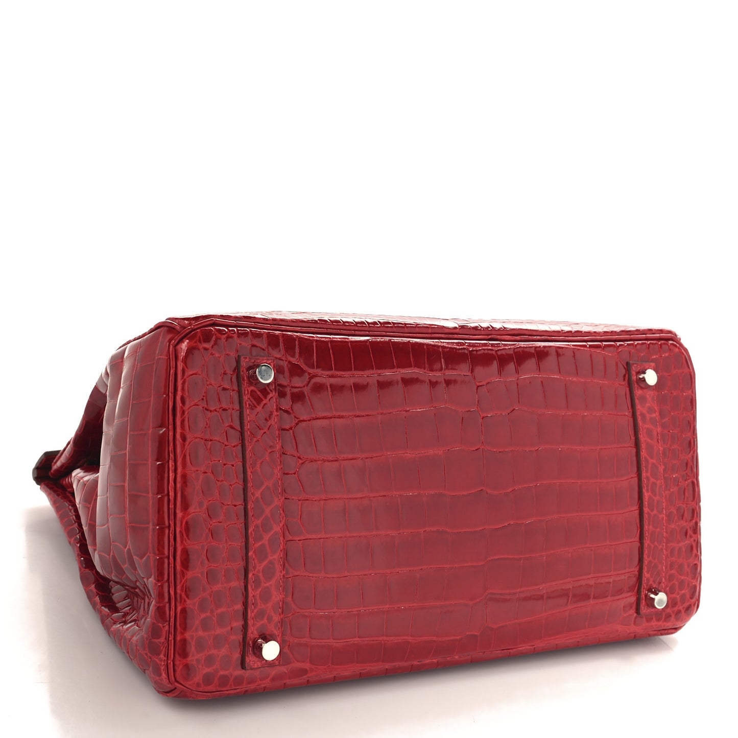 Shiny Porosus Crocodile Birkin 35 Braise