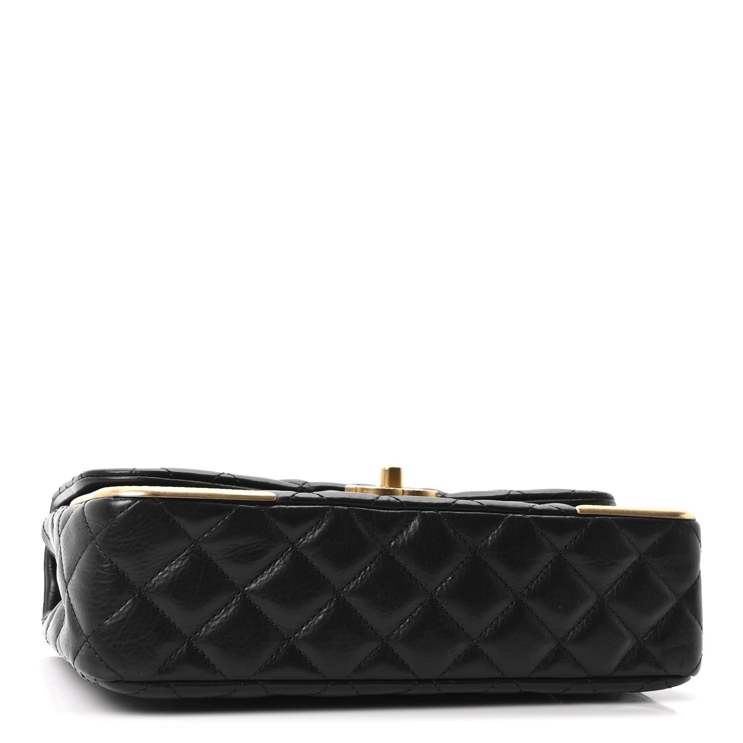 Chanel Calfskin Quilted Rock The Corner Flap Black 4 of 10