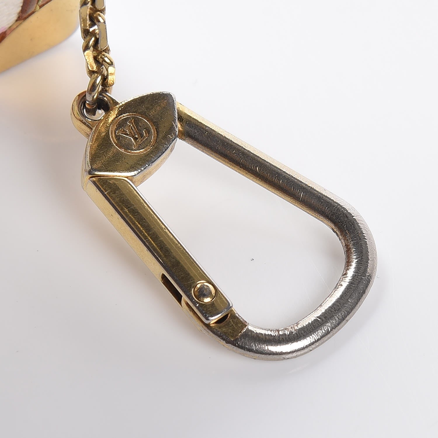 Louis Vuitton Monogram Multicolor Key Pouch White 9 of 14
