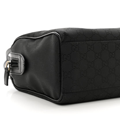 Gucci Nylon Monogram Small Boston Black 9 of 10