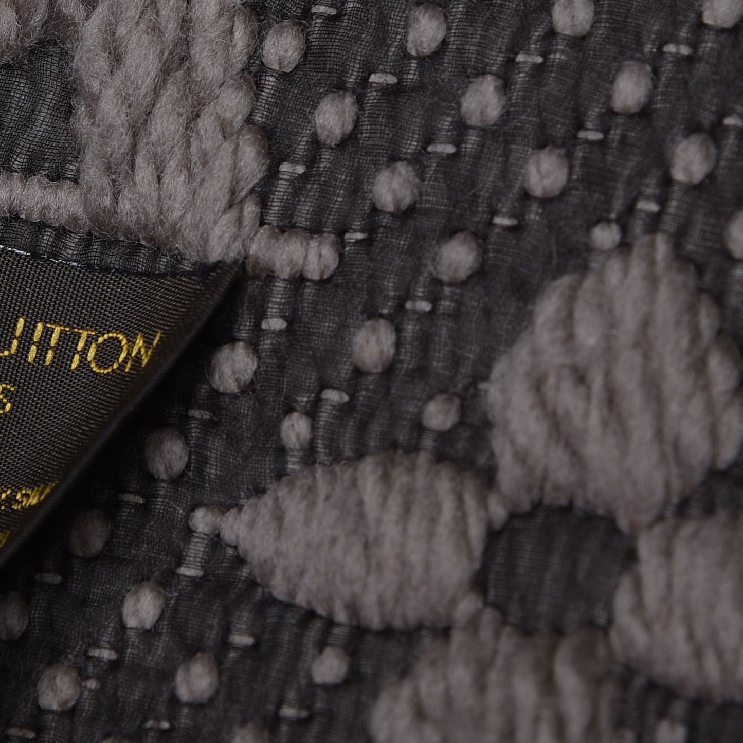 Wool Silk Logomania Scarf Verone