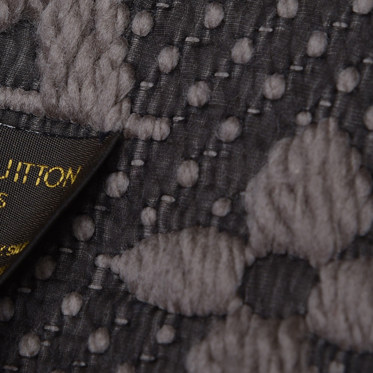 Louis Vuitton Wool Silk Logomania Scarf Verone 6 of 6