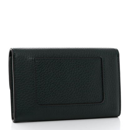 Mulberry Classic Grain Medium Darley Wallet Dark Green 3 of 9
