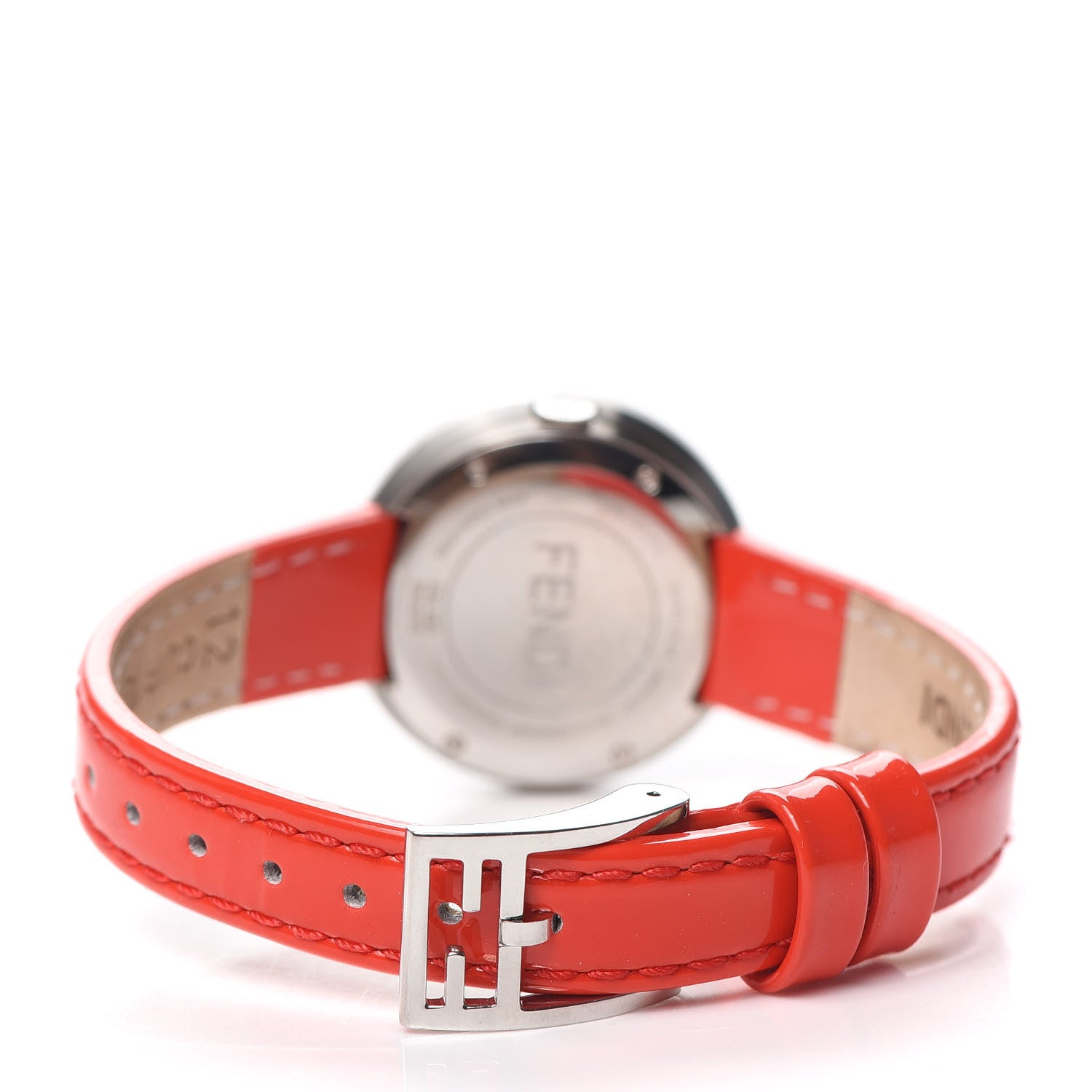Fendi Stainless Steel Calfskin 28mm My Way Quartz Watch Red 5 of 7