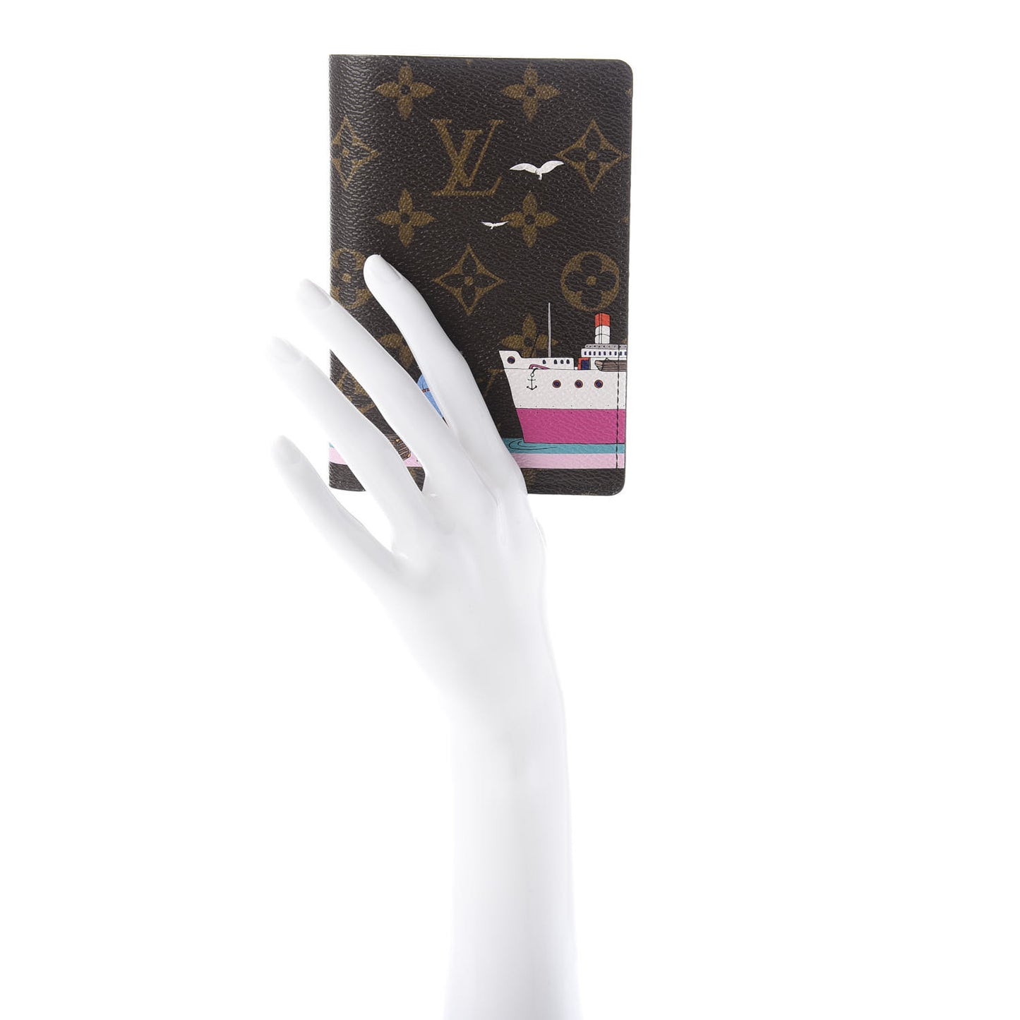 Monogram 2016 Christmas Animation Passport Cover Rose Ballerine
