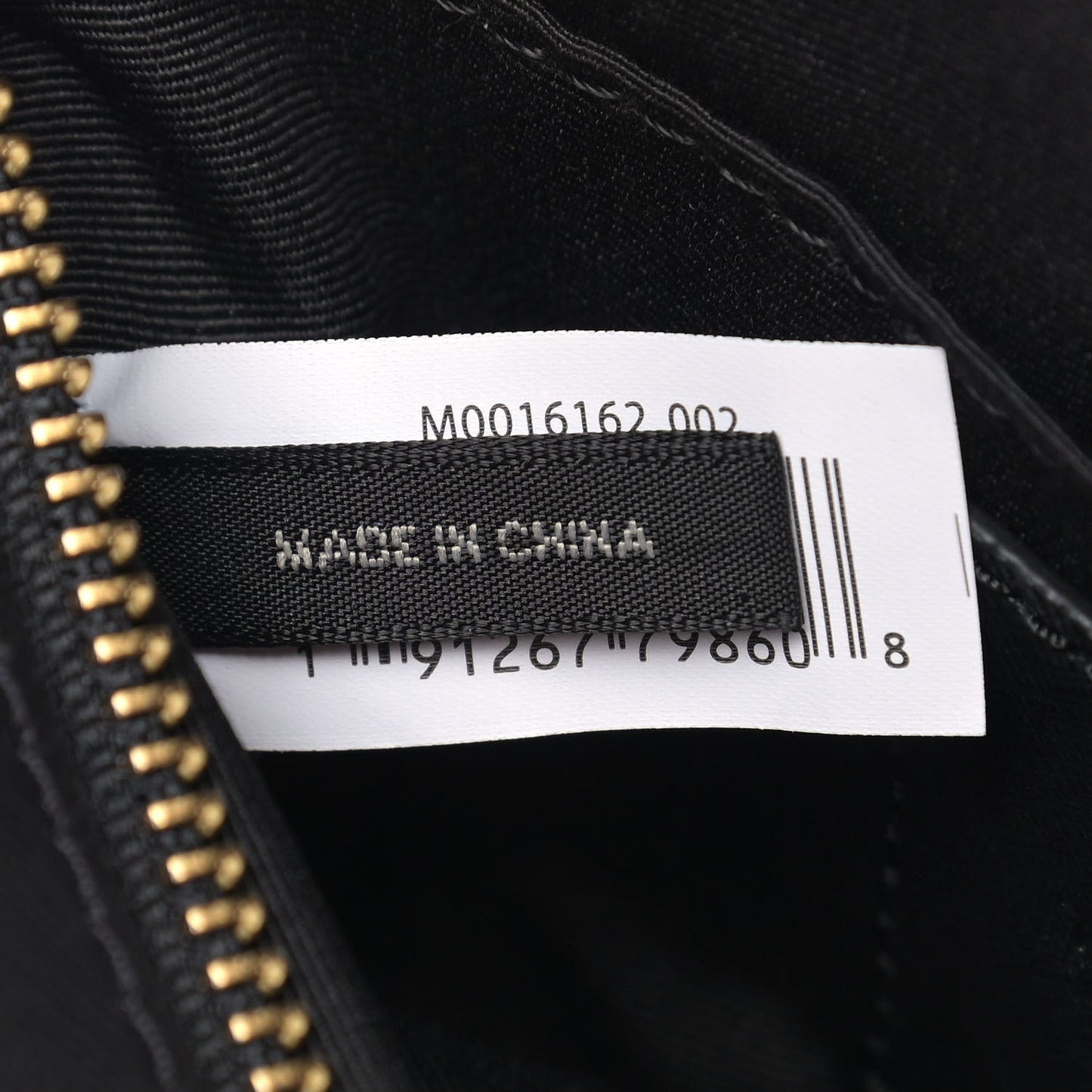 Saffiano Small My Life Is Crap Snapshot Camera Bag Black