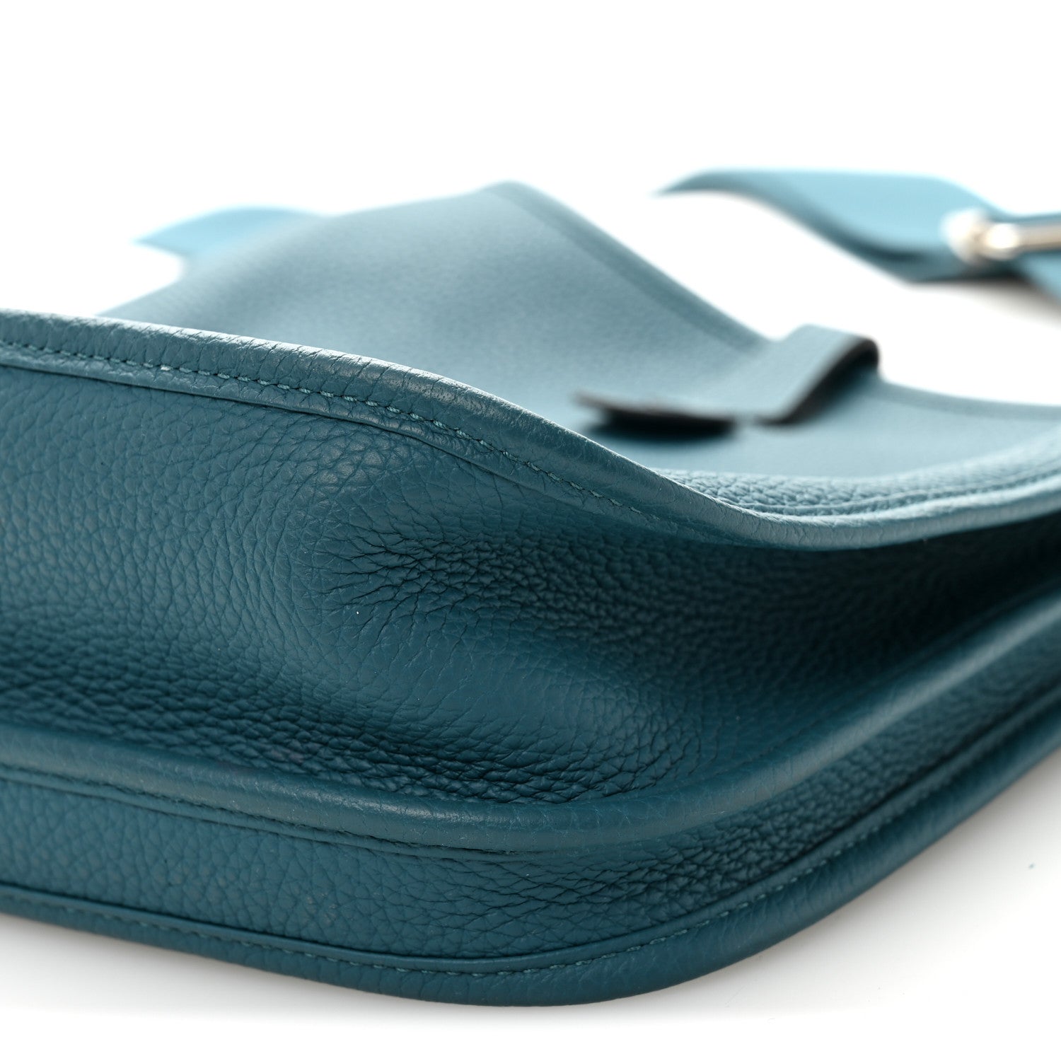Hermes Taurillon Clemence Evelyne III PM Vert Bosphore 10 of 10