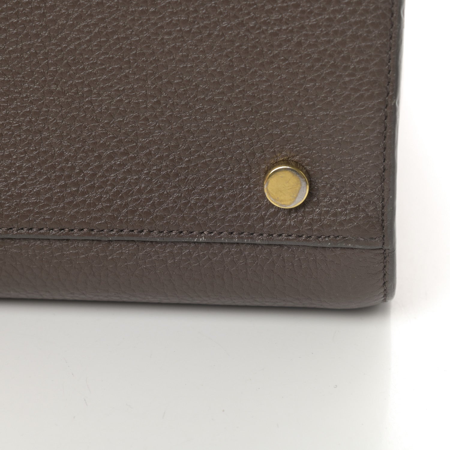 Saint Laurent Grained Calfskin Small Sac De Jour Earth 14 of 18
