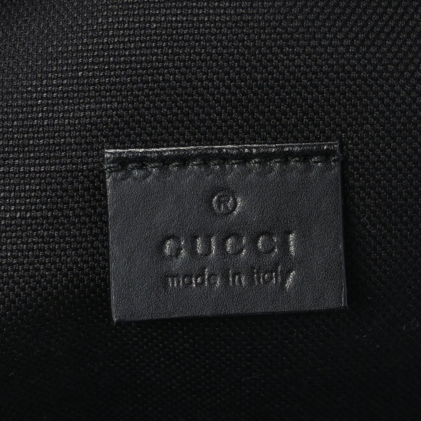 GG Supreme Monogram Web Belt Bag Black Grey
