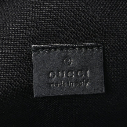 Gucci GG Supreme Monogram Web Belt Bag Black Grey 6 of 9