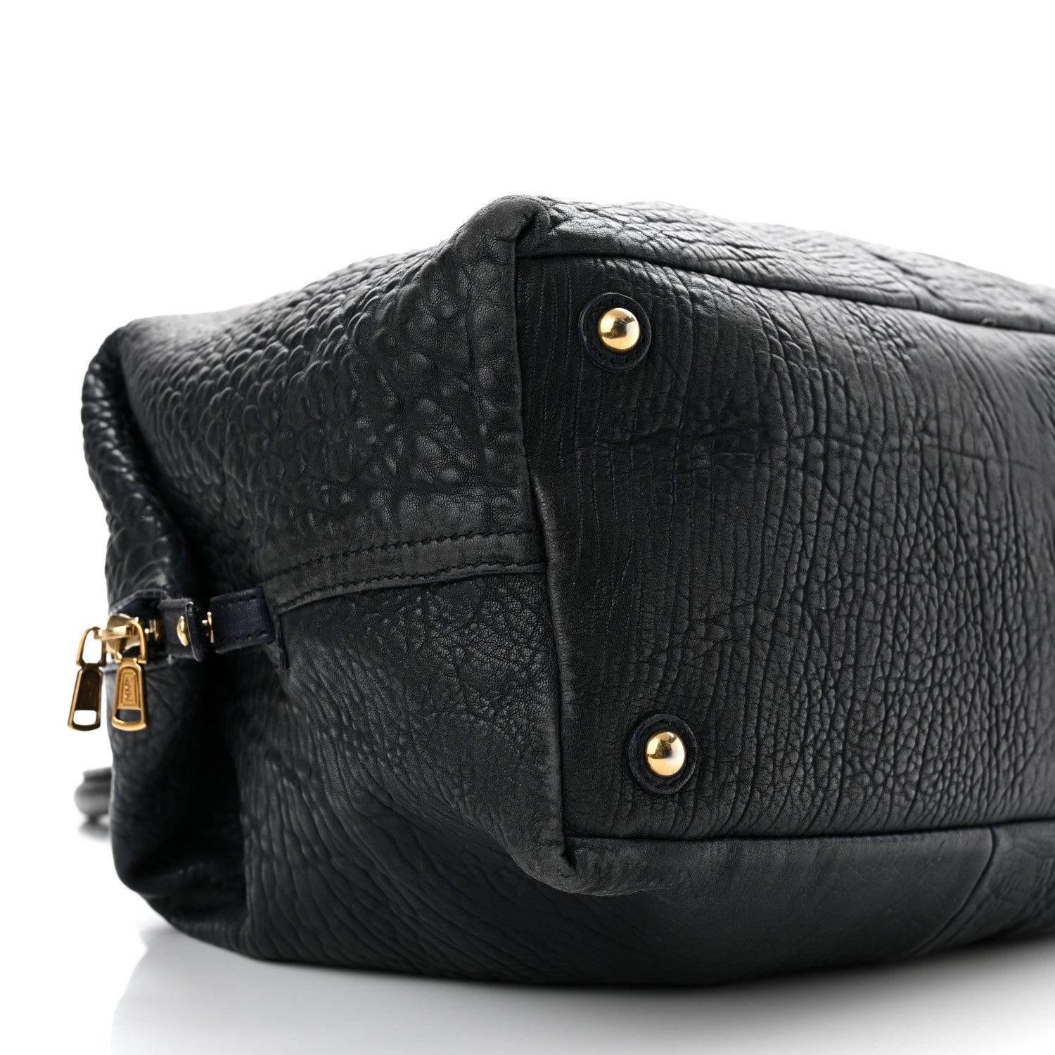 Saint Laurent Pebbled Lambskin Medium Easy Sac Black 9 of 10