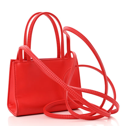 Telfar Vegan Leather Small Shopping Bag Red 3 of 13