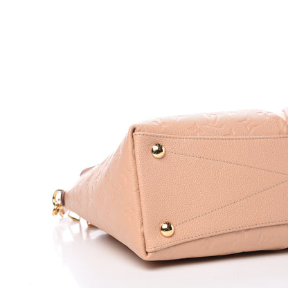 Louis Vuitton Empreinte V Tote MM Beige Rose Creme 10 of 11