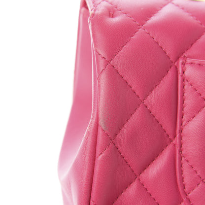 Chanel Lambskin Quilted Medium Mademoiselle Chic Flap Pink 14 of 19