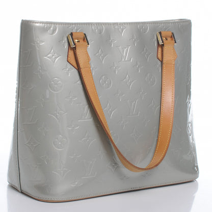 Louis Vuitton Vernis Houston Silver 3 of 9
