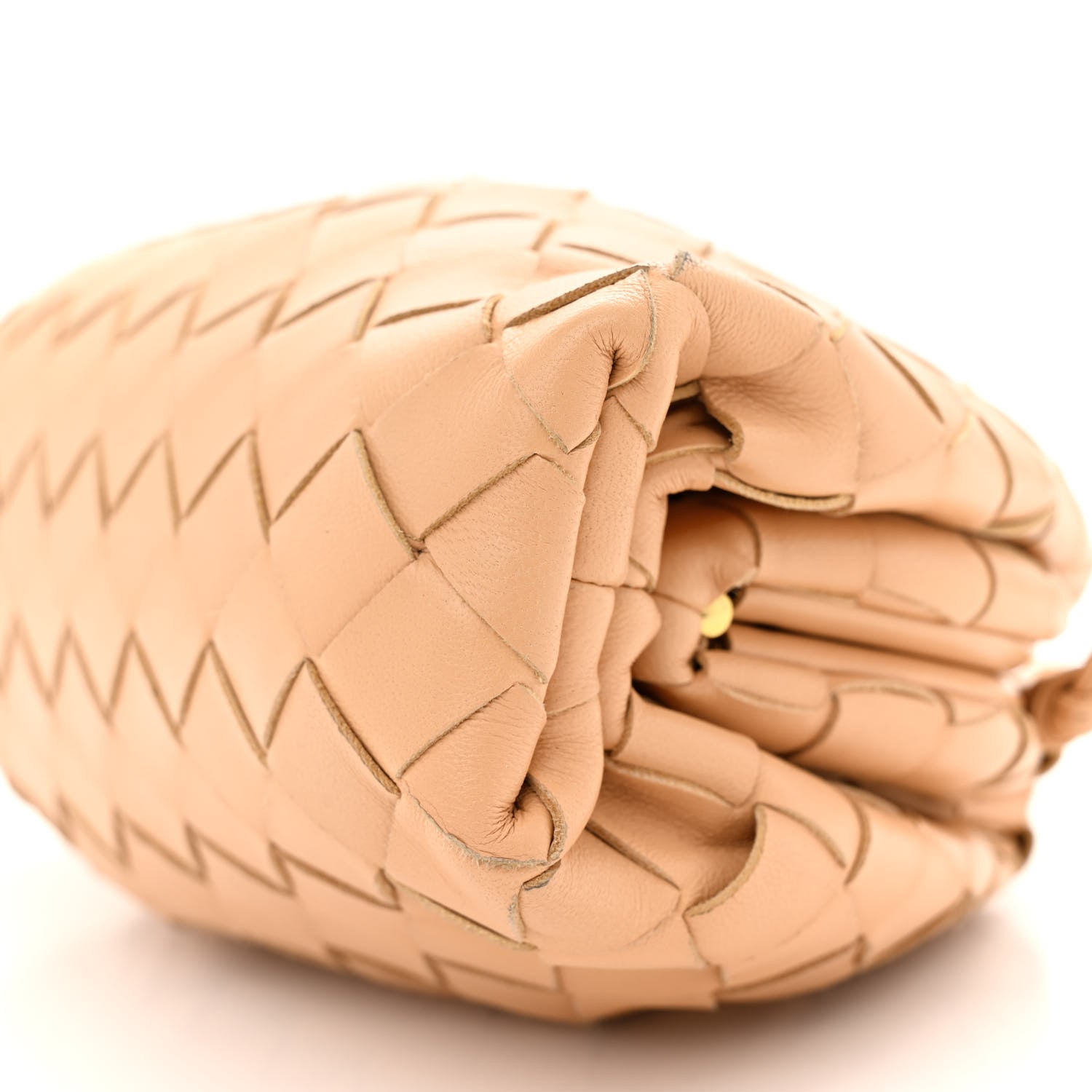 Bottega Veneta Nappa Intrecciato The Mini Pouch Almond 10 of 11