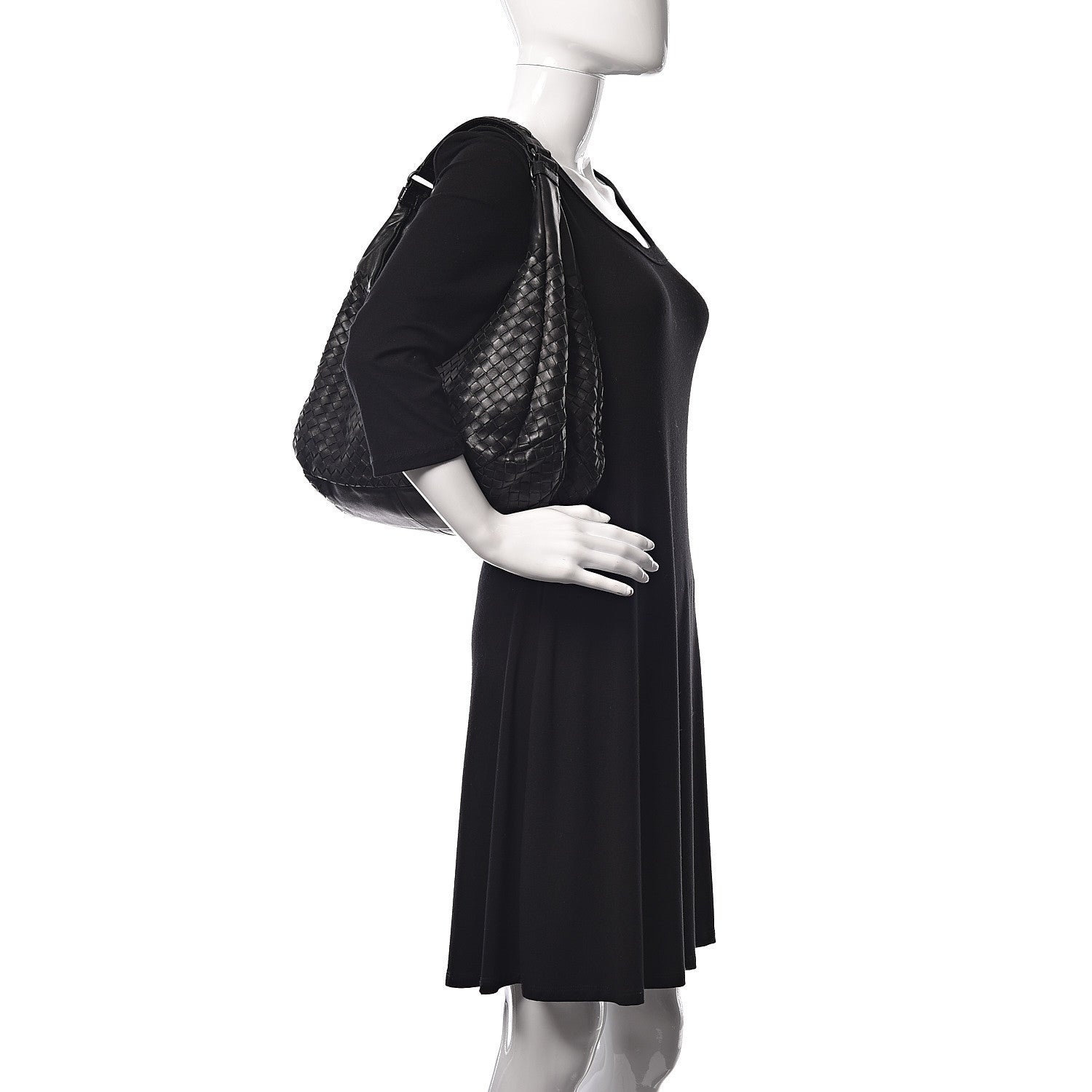 Bottega Veneta Nappa Intrecciato Medium Campana Black 2 of 8