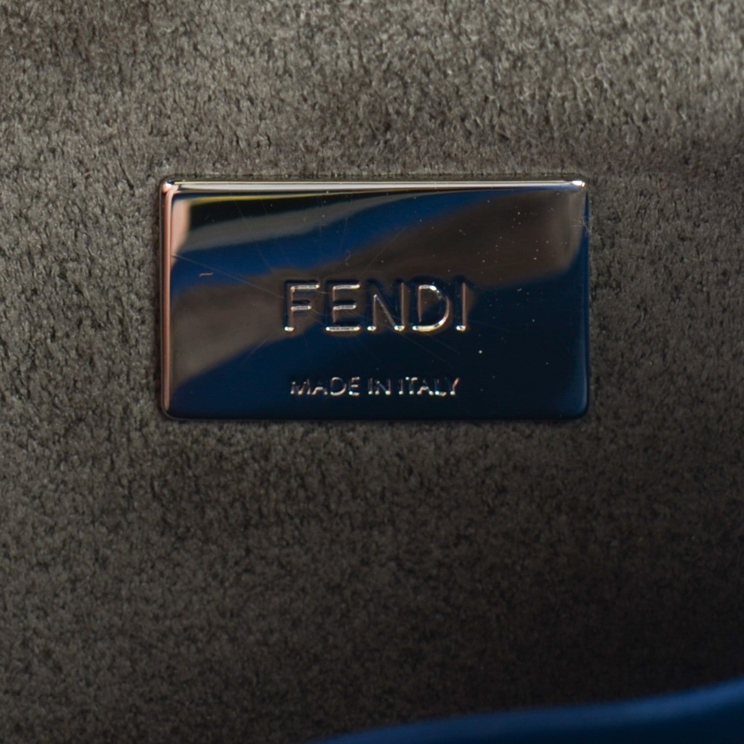 Fendi Shiny Nappa Micro Peekaboo Iconic Satchel Iris 6 of 8