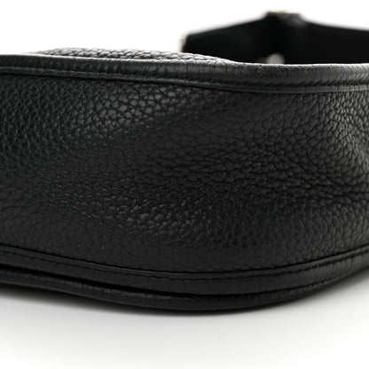 Hermes Taurillon Clemence Evelyne III PM Black 10 of 12