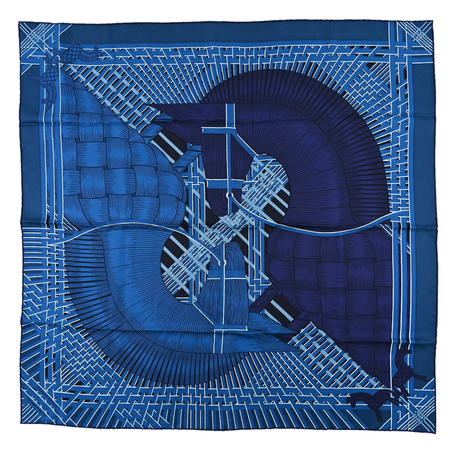 Hermes Silk Masan & Masan Scarf 90 1 of 3