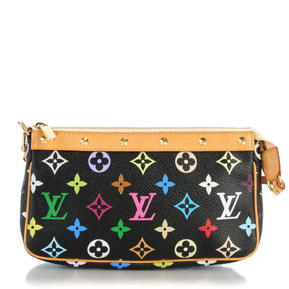 Louis Vuitton Monogram Multicolor Pochette Accessories Black 1 of 8