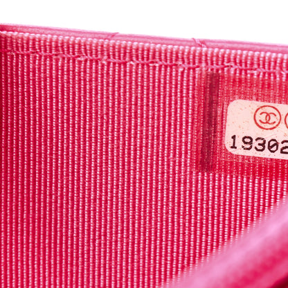 Chanel Lambskin Quilted Wallet On Chain WOC Pink 8 of 11