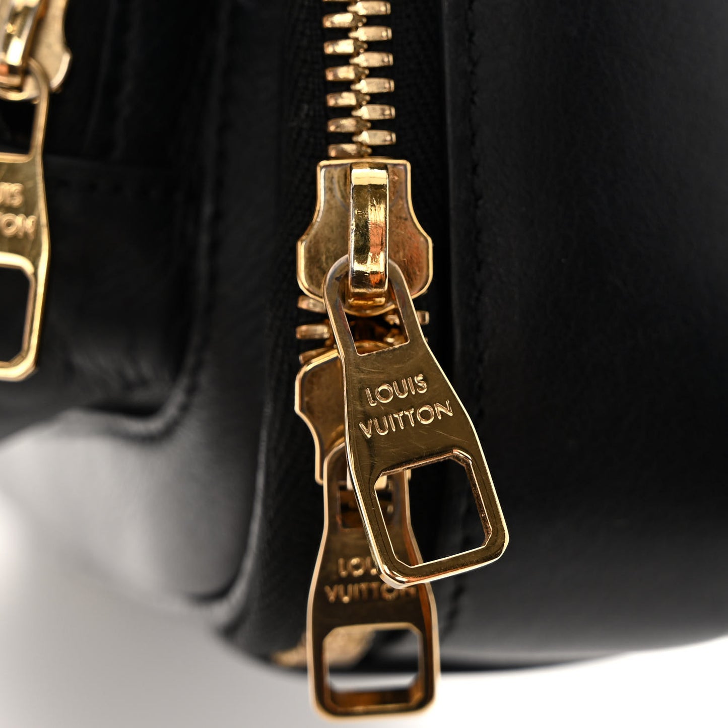 Calfskin Monogram Embossed Utility Crossbody Black
