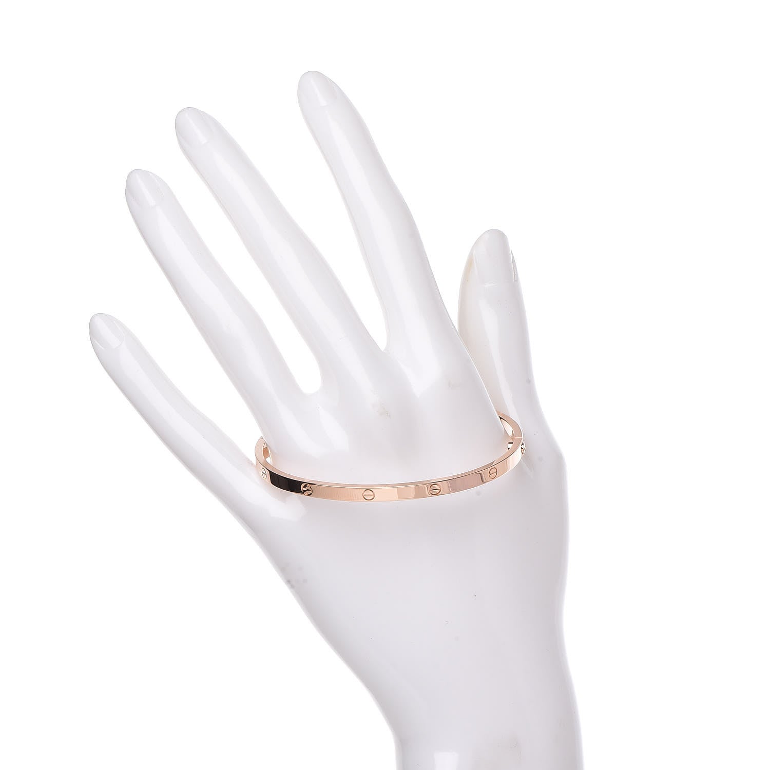 Cartier 18K Pink Gold Small LOVE Bracelet 18 2 of 6