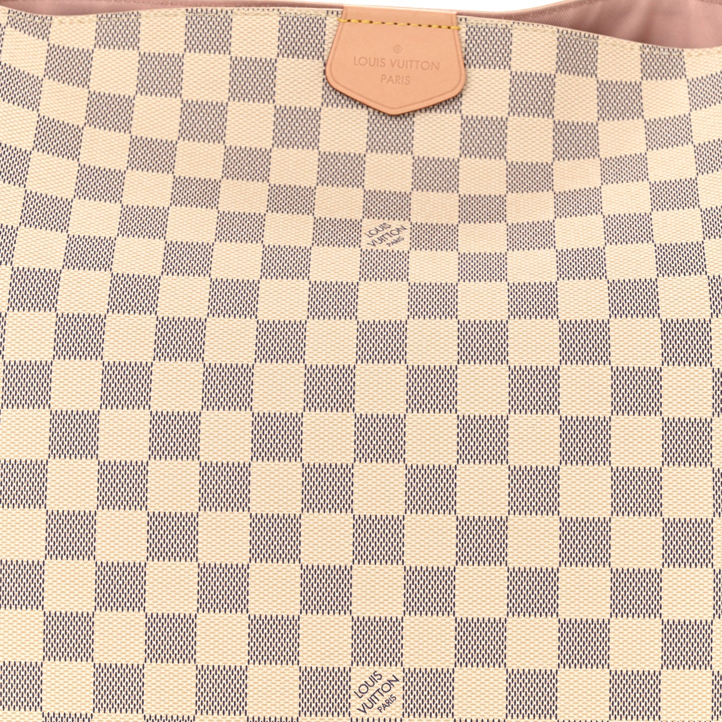 Damier Azur Graceful MM Rose Ballerine