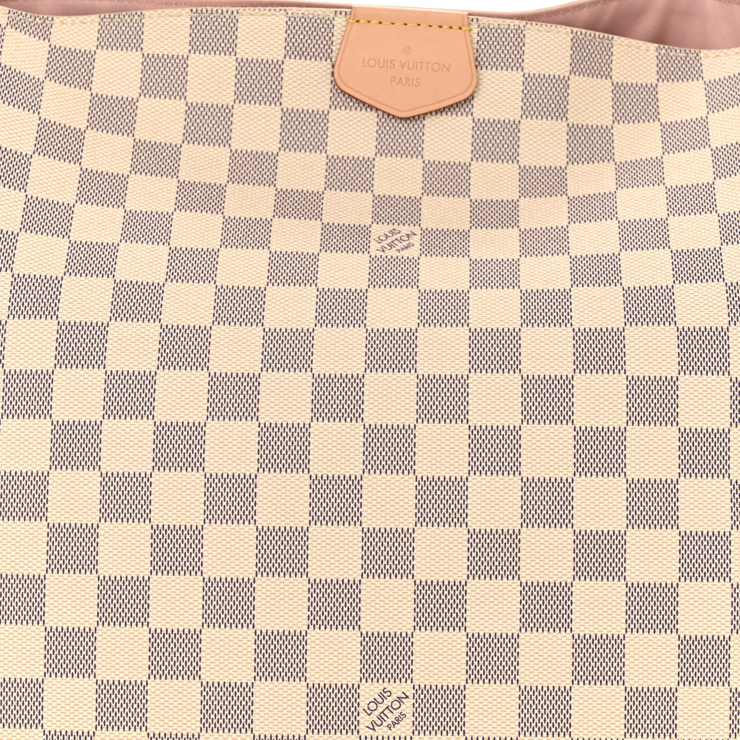 Louis Vuitton Damier Azur Graceful MM Rose Ballerine 7 of 11