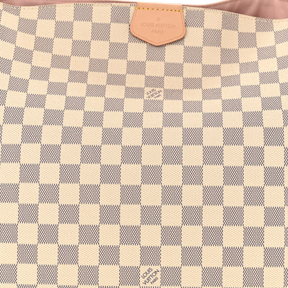 Louis Vuitton Damier Azur Graceful MM Rose Ballerine 7 of 11