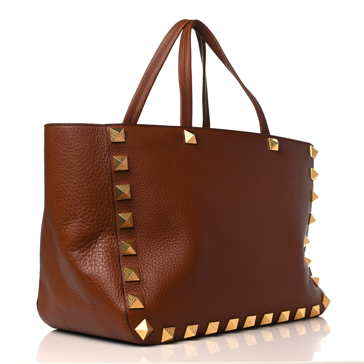 Valentino Garavani Grained Calfskin Roman Stud Tote Selleria 3 of 8