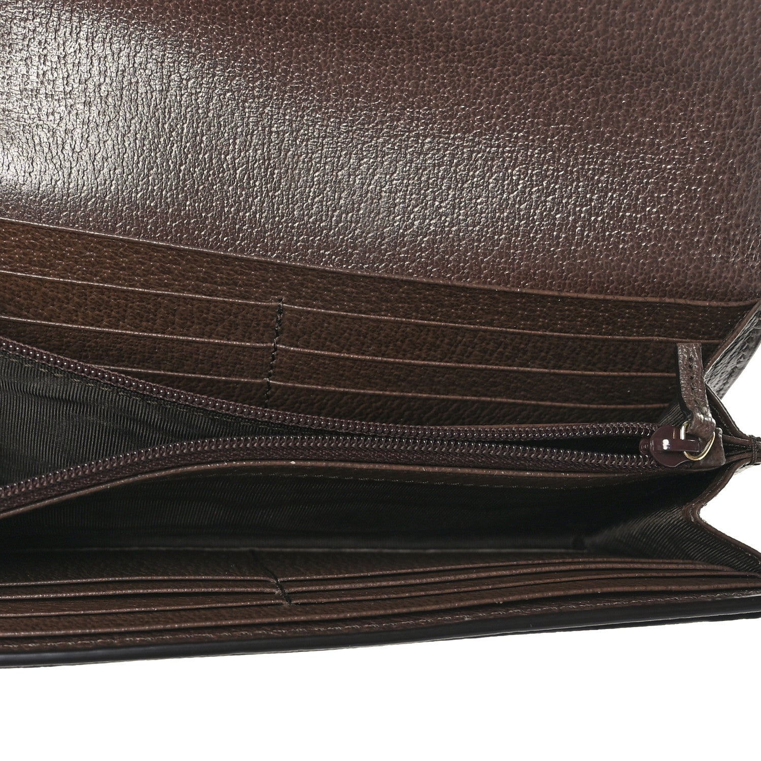 Gucci GG Supreme Monogram Web Ophidia Continental Wallet Brown 5 of 7