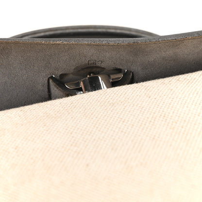 Hermes Toile Vache Calfskin Herbag PM 30 Navy Bleu Natural 8 of 11