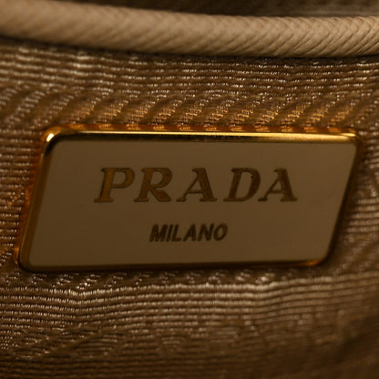 Prada Saffiano Lux Bi-Color Tote Bag Visone Talco 6 of 10