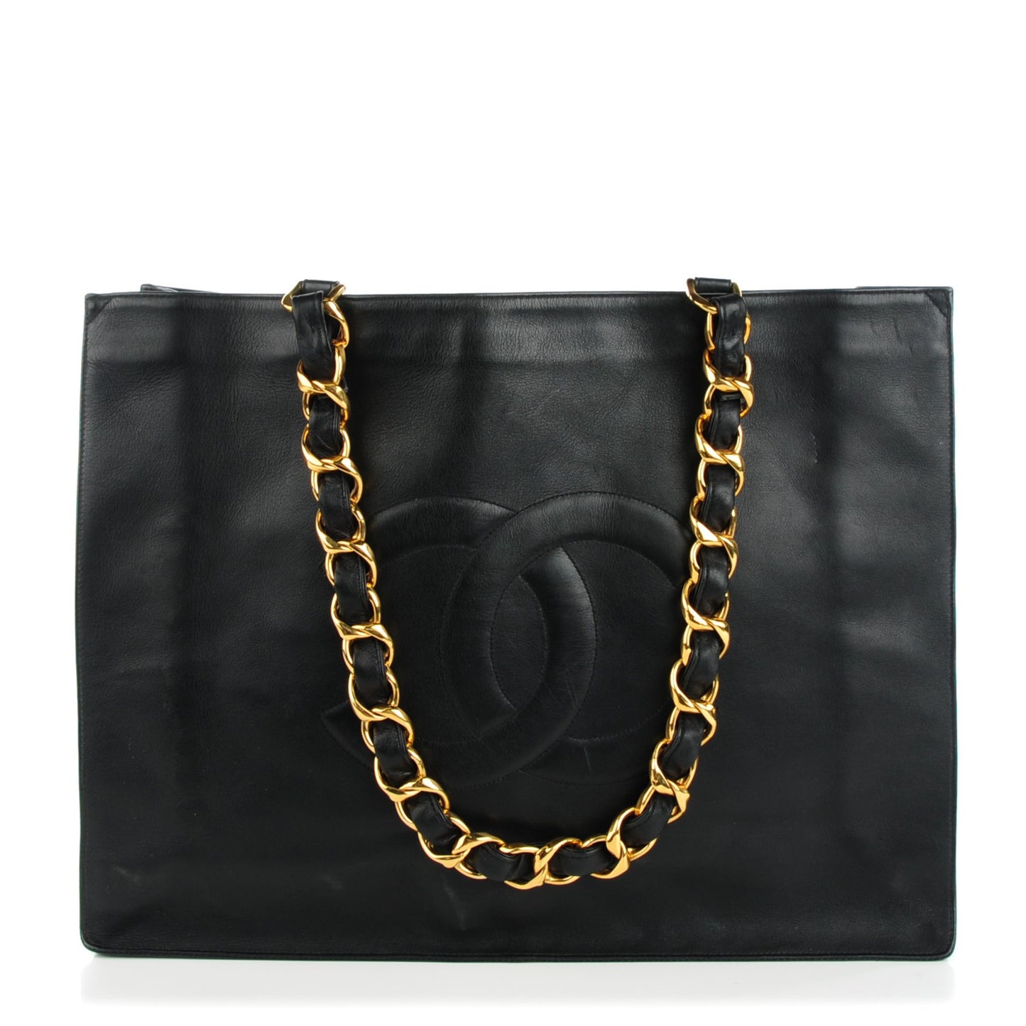 Lambskin CC Tote Black