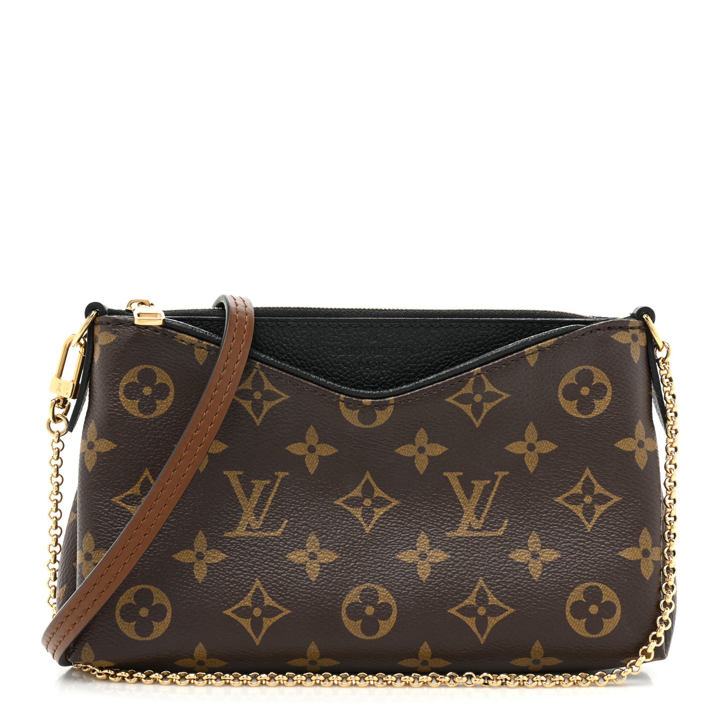 Monogram Pallas Clutch Black
