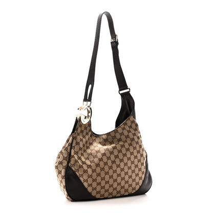 Gucci Monogram Medium Charlotte Hobo Brown 3 of 10